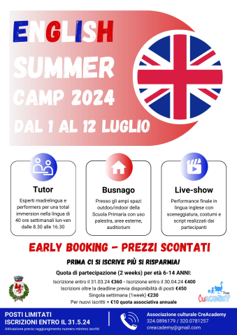 English Summer Camp 2024