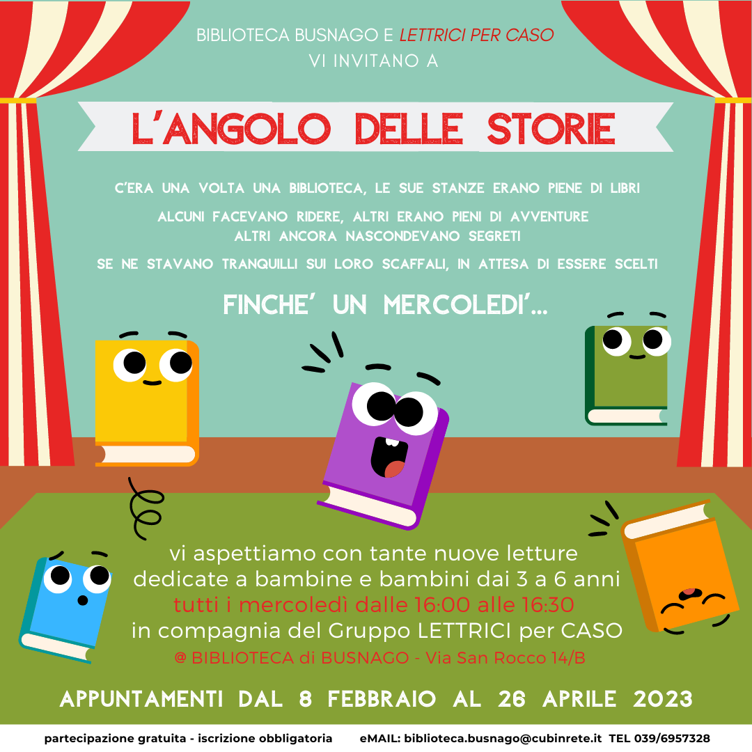Torna L'ANGOLO DELLE STORIE 