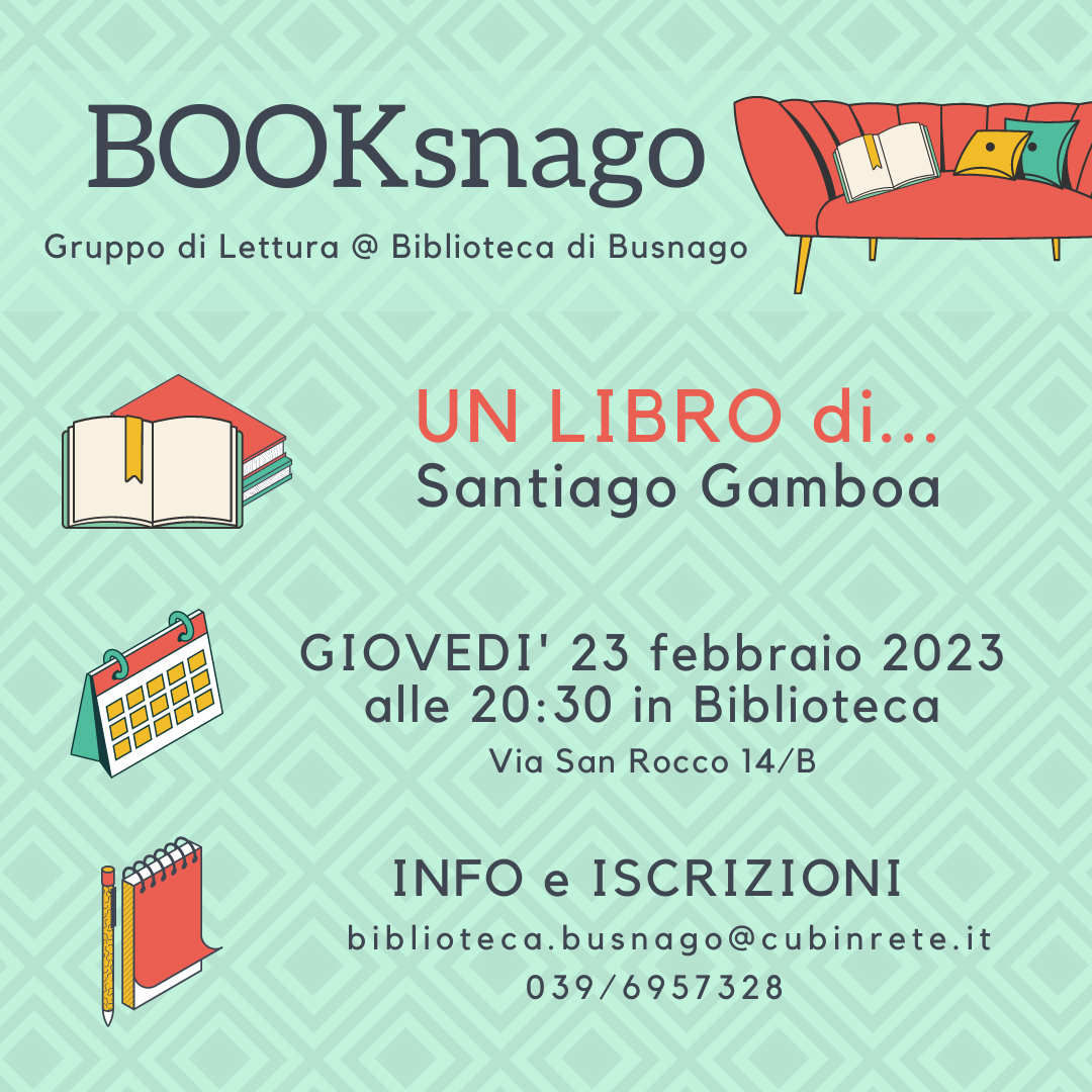 BOOKsnago: primo appuntamento del 2023
