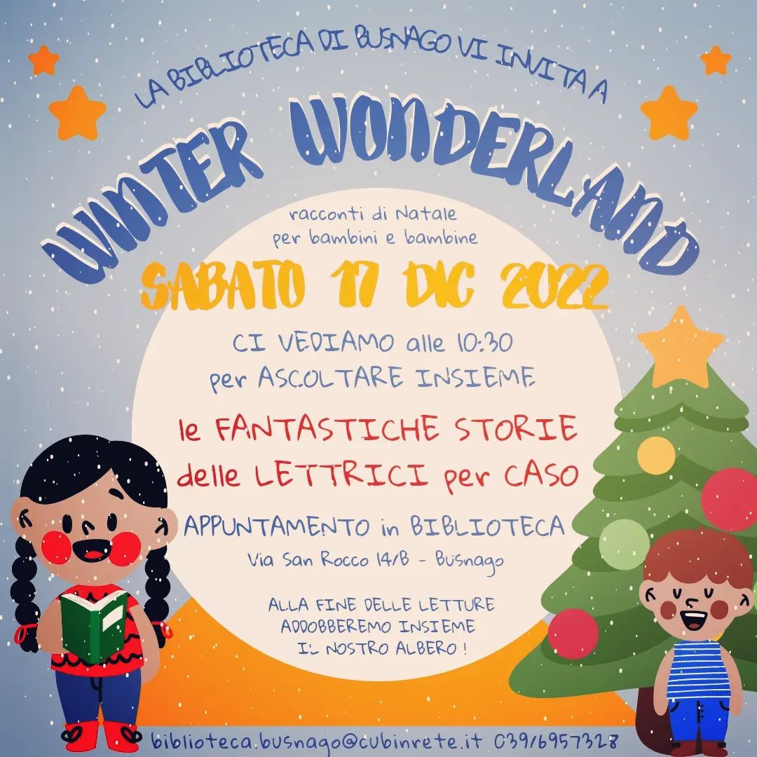 WINTER WONDERLAND Letture natalizie in Biblioteca