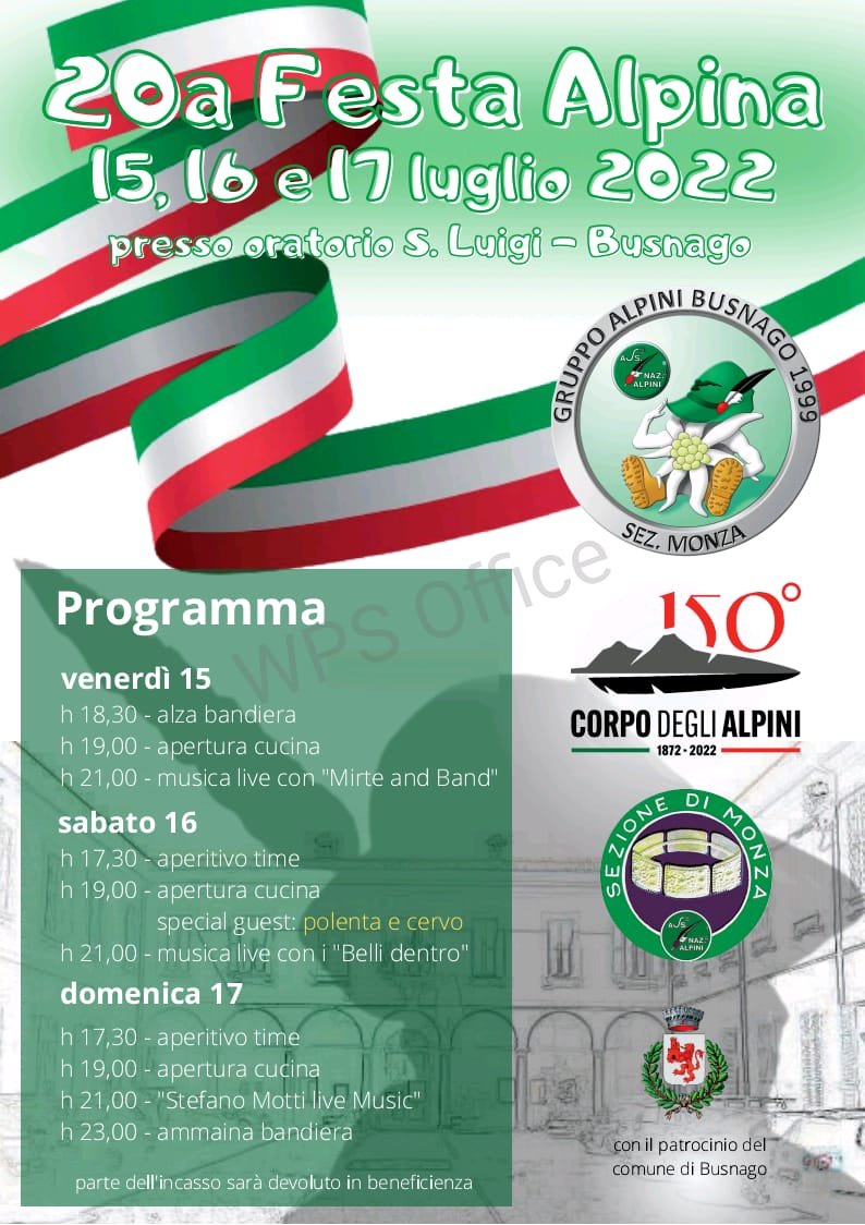 20° Festa Alpina