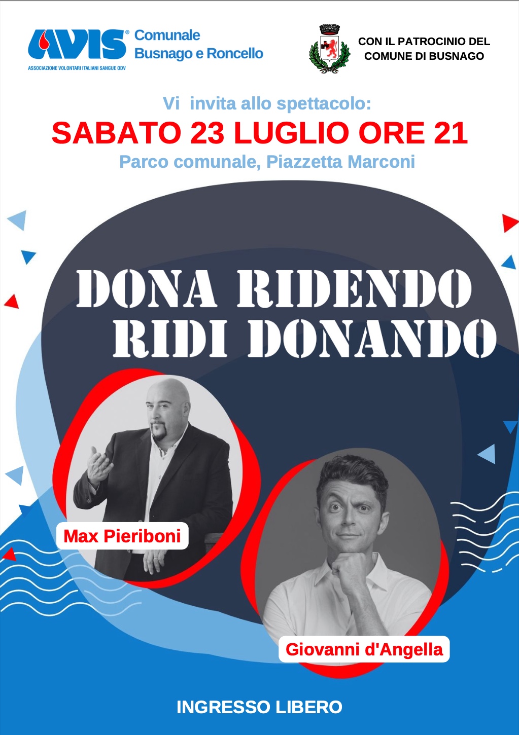 Spettacolo di Cabaret "Dona ridendo, ridi donando"