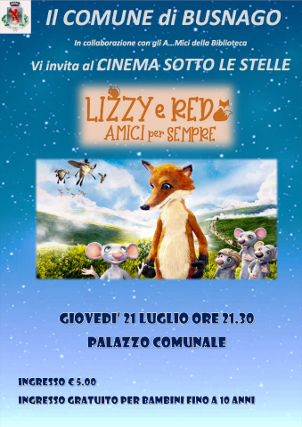 Cinema sotto le stelle - Lizzy e Red Amici per sempre